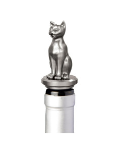 Vertedor Aerador de Vino Chris's Stuff Gato Acero Inoxidable