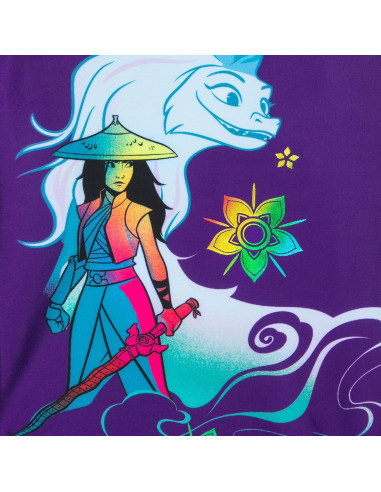 Traje de Baño para Niñas Disney Raya y Sisu 2T Multicolor