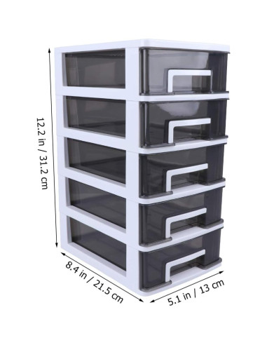 Armario de Almacenamiento 4 Cajones BESPORTBLE 30.99cm Plástico