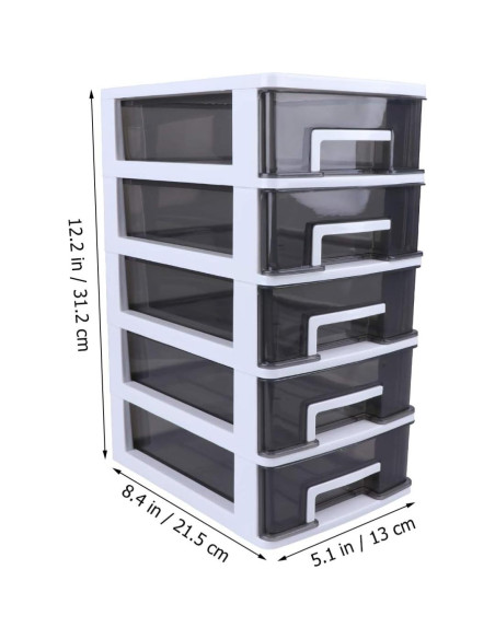 Armario de Almacenamiento 4 Cajones BESPORTBLE 30.99cm Plástico