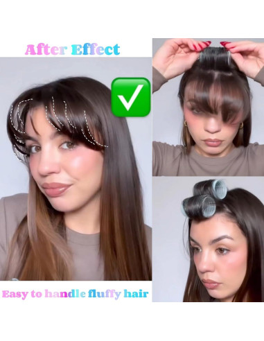 Conjunto de 34 Rulos Autoadhesivos DAFENG para Cabello