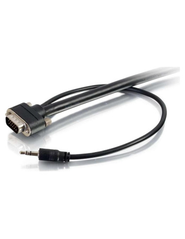 Cable VGA + Audio Estéreo 3.5mm C2G 50224 0.91m Negro