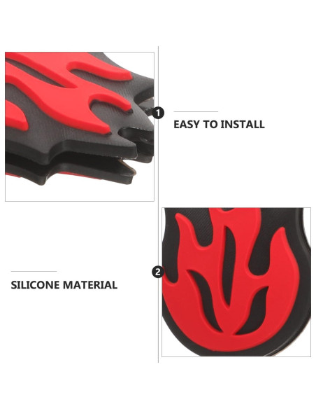 Amortiguadores de Vibración para Raqueta de Tenis BESPORTBLE 6 Pcs