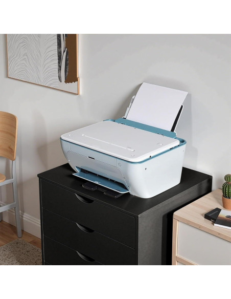 Gabinete de Archivos OLIXIS 5 Cajones Negro Madera 40x47.5x64.5 cm