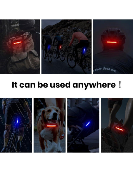 Luz Trasera de Bicicleta IWONDER PB001 Rojo-Azul 168 Lúmenes