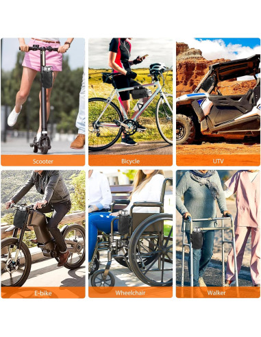 Soporte para Botellas Belinous Universal 24oz, Negro