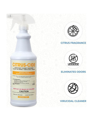 ForPro Citrus-Cide Limpiador Desinfectante 946 ml Spray