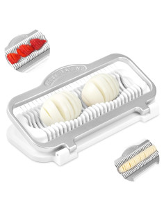 Cortador de Huevos y Frutas IOYTX de Aluminio y Acero Inoxidable