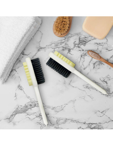 Cepillo de Zapatos Feelorna Doble Cara 19cm Suede Blanco