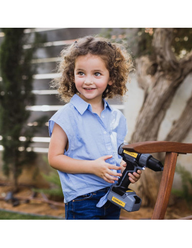 Taladro de Poder Stanley Jr. para Niños - Batería, 5.5x19cm