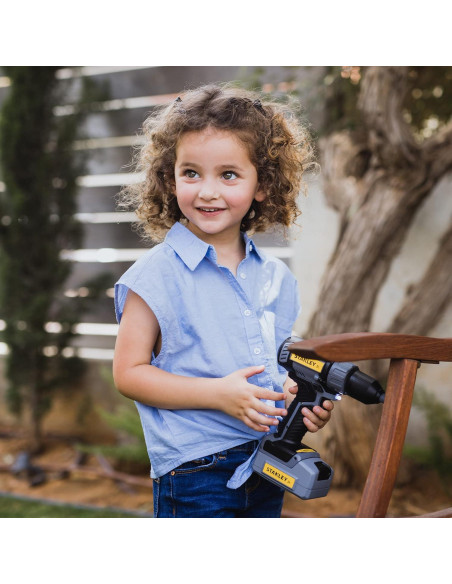 Taladro de Poder Stanley Jr. para Niños - Batería, 5.5x19cm