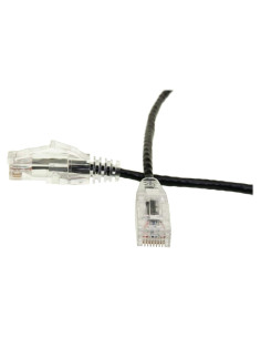 Cable Ethernet Cat6 UTP 28AWG CableWholesale 1 Pie Negro