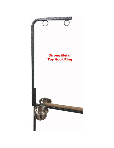 Soporte de Juego para Aves Loro Mcage 65.5 Pulgadas con Escalera