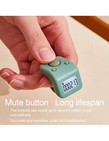Contador de dedos electrónico SHAPERME impermeable 6 dígitos