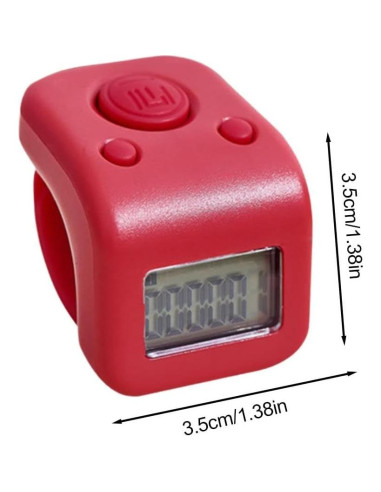Contador de dedos electrónico SHAPERME impermeable 6 dígitos