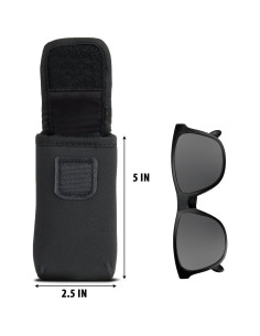Funda de Neopreno para Gafas de Sol USA Gear - Negra 2