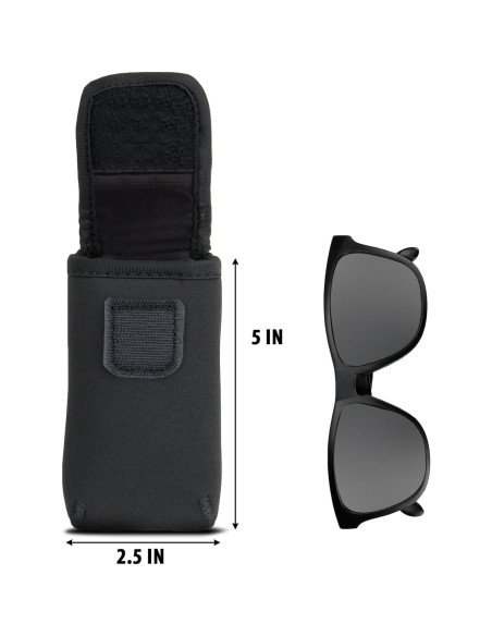 Funda de Neopreno para Gafas de Sol USA Gear - Negra