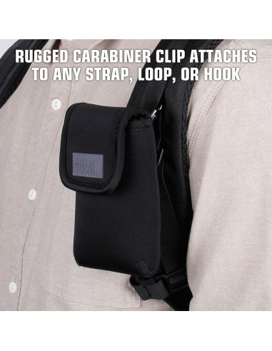 Funda de Neopreno para Gafas de Sol USA Gear - Negra