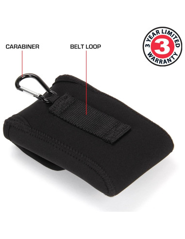 Funda de Neopreno para Gafas de Sol USA Gear - Negra