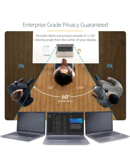 Filtro de Privacidad StarTech 15.6" Magnético 16:9 Antideslumbrante