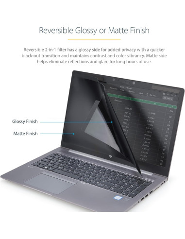 Filtro de Privacidad StarTech 15.6" Magnético 16:9 Antideslumbrante