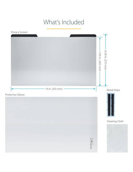 Filtro de Privacidad StarTech 15.6" Magnético 16:9 Antideslumbrante