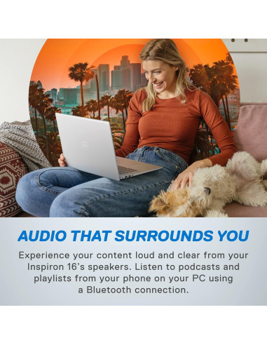 Laptop Dell Inspiron 16 5635 - AMD Ryzen 7, 16GB RAM, 1TB SSD