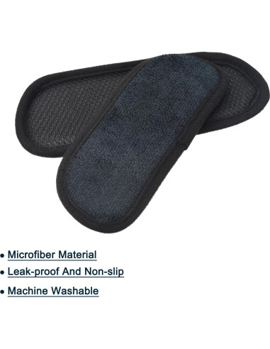 Recogedor de Goteo para Refrigerador uxcell - 4 Piezas, Negro