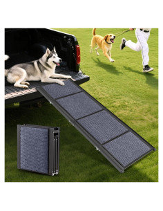 Rampa Plegable para Perros AQUILLA 63" Antideslizante 113.4 kg
