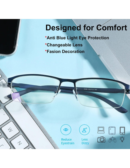 Gafas de Luz Azul Stamen Unisex, Anti Fatiga Ocular, Modelo ST-BLG