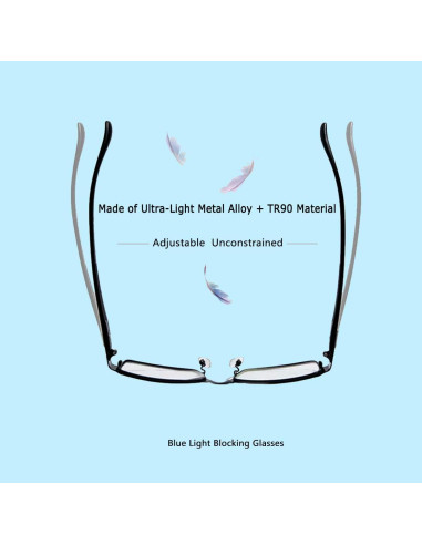 Gafas de Luz Azul Stamen Unisex, Anti Fatiga Ocular, Modelo ST-BLG