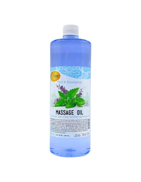 Aceite de Masaje SPA REDI Menta Eucalipto 0.95 L Relajante