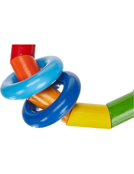 Sonajero de Madera HABA Kringelring para Bebés 0-18 Meses