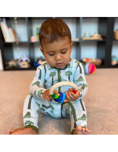 Sonajero de Madera HABA Kringelring para Bebés 0-18 Meses