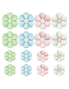 16 Globos de Aluminio Margarita Coloridos para Fiestas