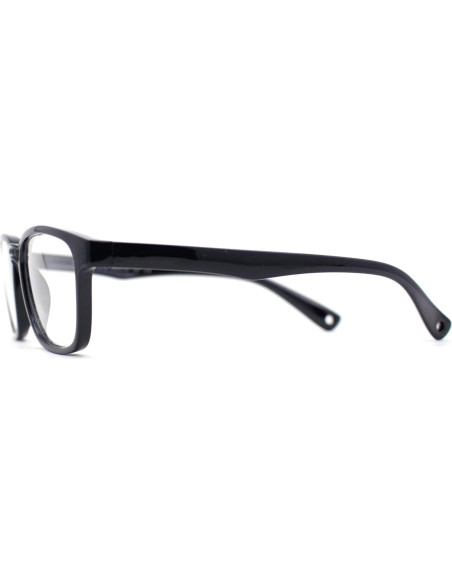 Gafas de luz azul para niños SA106 TR90 negras 123x37mm
