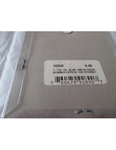 Extensión de Interruptor Aluminio Cromado GG Grand General 92890 4.76 cm Ámbar