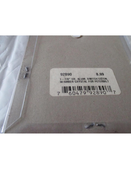 Extensión de Interruptor Aluminio Cromado GG Grand General 92890 4.76 cm Ámbar