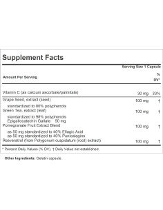 ANDREW LESSMAN Resveratrol 100mg con Té Verde y Granada - 30 Cápsulas 2