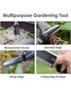 Cuchillo de Jardín Hori Hori PERWIN 30.73 cm Acero Inoxidable 2