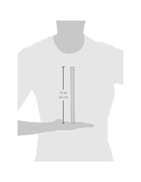 Espinas de Encuadernación GBC WireBind 90 Hojas 7/16" Negro 100 Unidades
