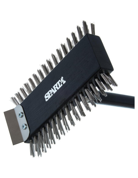 Cepillo y Raspador para Parrilla SPARTA 77.5 cm Acero Inoxidable