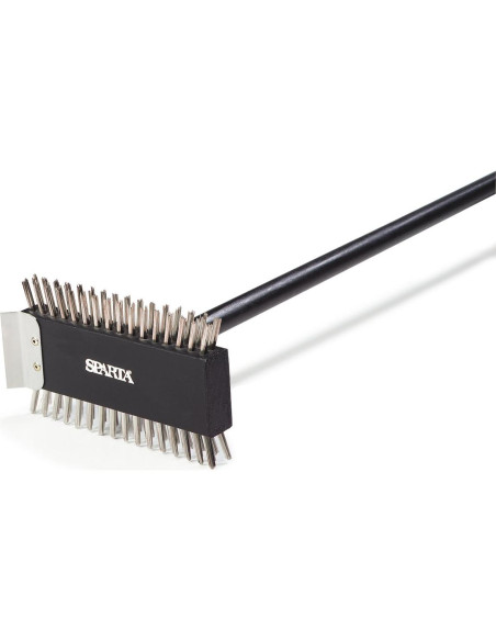 Cepillo y Raspador para Parrilla SPARTA 77.5 cm Acero Inoxidable