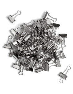 Clips de Carpeta Pequeños U Brands Plata 19mm 72 Unidades 2