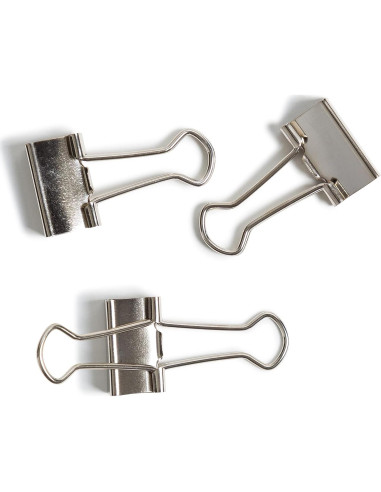 Clips de Carpeta Pequeños U Brands Plata 19mm 72 Unidades