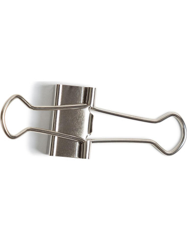 Clips de Carpeta Pequeños U Brands Plata 19mm 72 Unidades