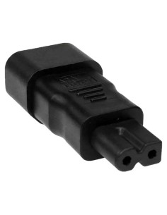 Adaptador Polarizado C14 a C7 Toptekit 10A 125V Negro