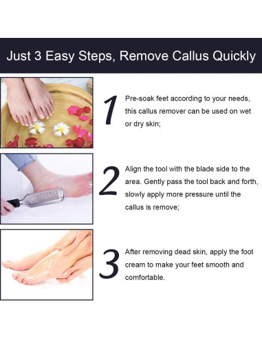 Lima para Pies Makartt de Acero Inoxidable Fino 28cm