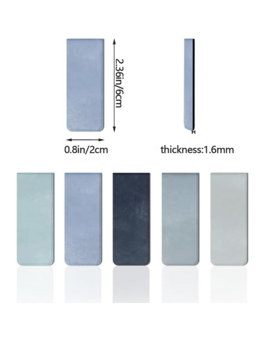 Marcadores Magnéticos Genérico 5 Piezas Azul Duraderos