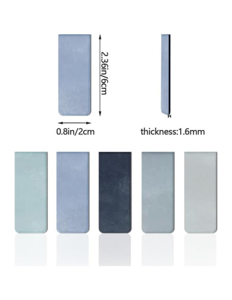 Marcadores Magnéticos Genérico 5 Piezas Azul Duraderos